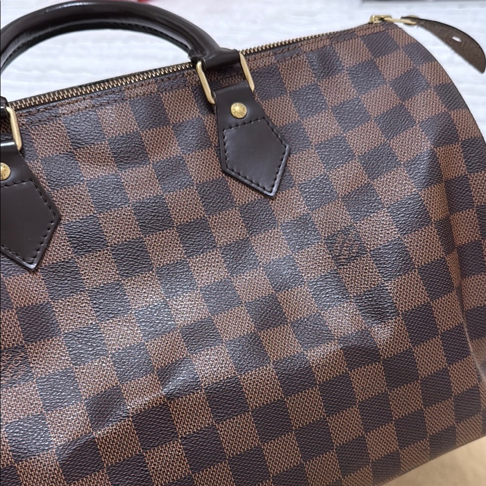 Louis Vuitton Dark Brown Checkered Duffel Bag - Picture 7 of 16